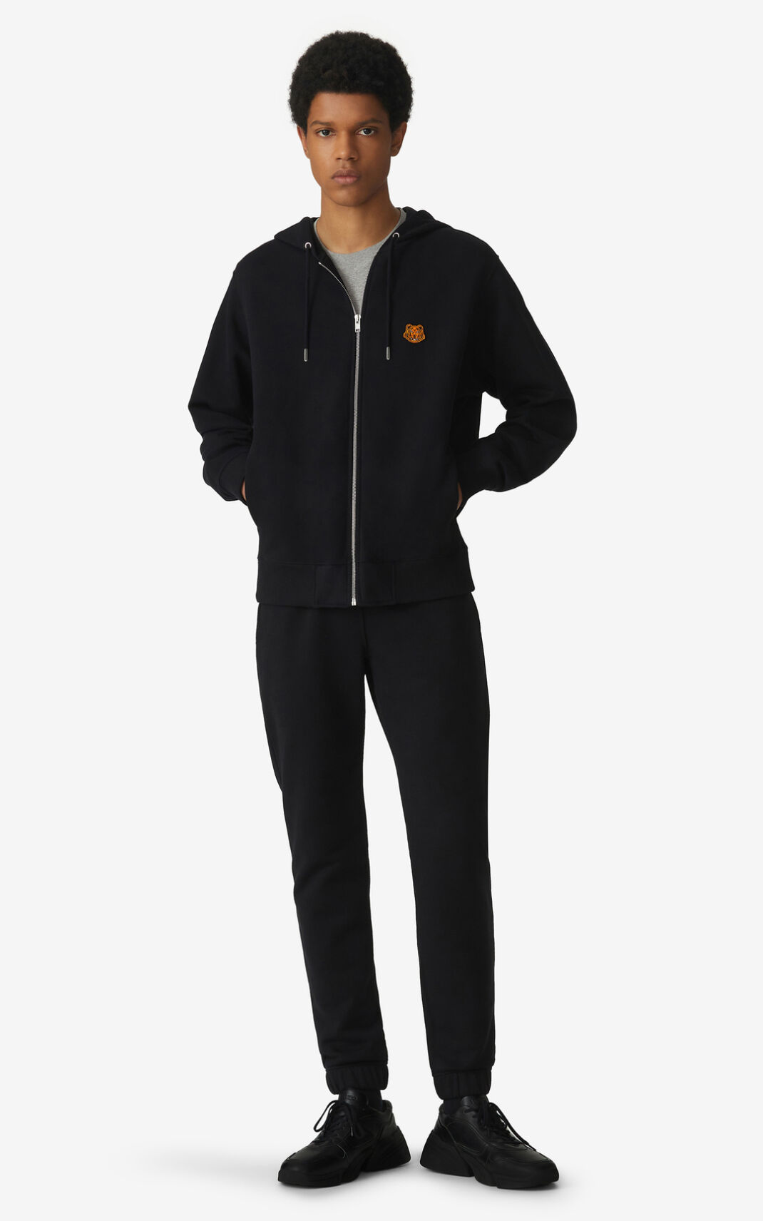 Jogging Kenzo Tiger Crest Homme Noir | IYZJ-45607